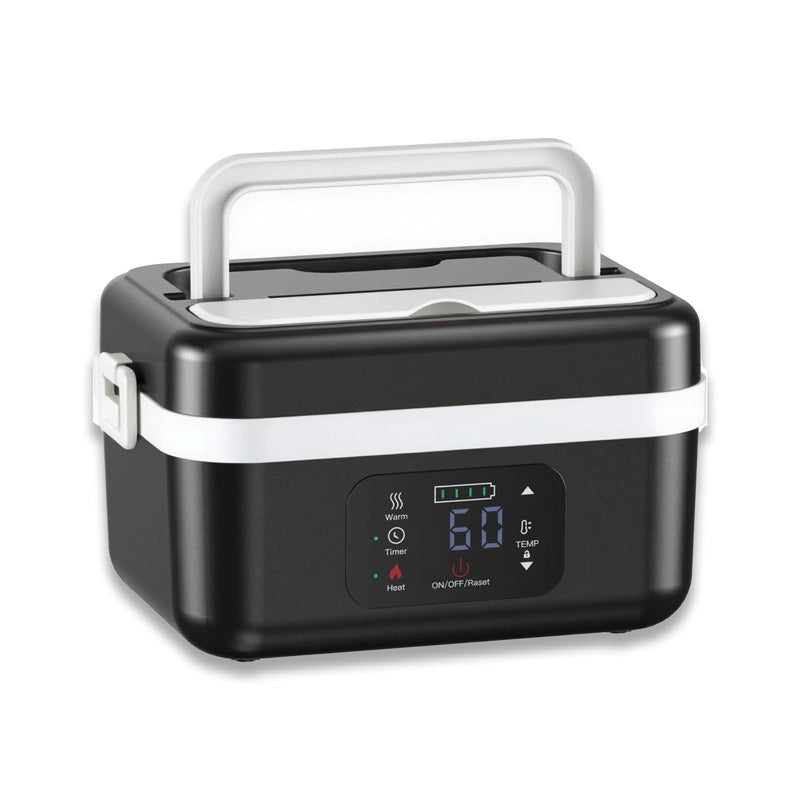 Portable Electric Lunch Box–USB Rechargeable Food Warmer with Stainless Steel Container