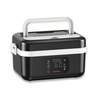 Portable Electric Lunch Box–USB Rechargeable Food Warmer with Stainless Steel Container