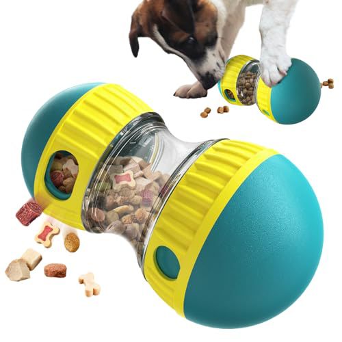 Interactive Pet Slow Feeder Toy - Rotating Treat & Food Dispenser for Dogs & Cats
