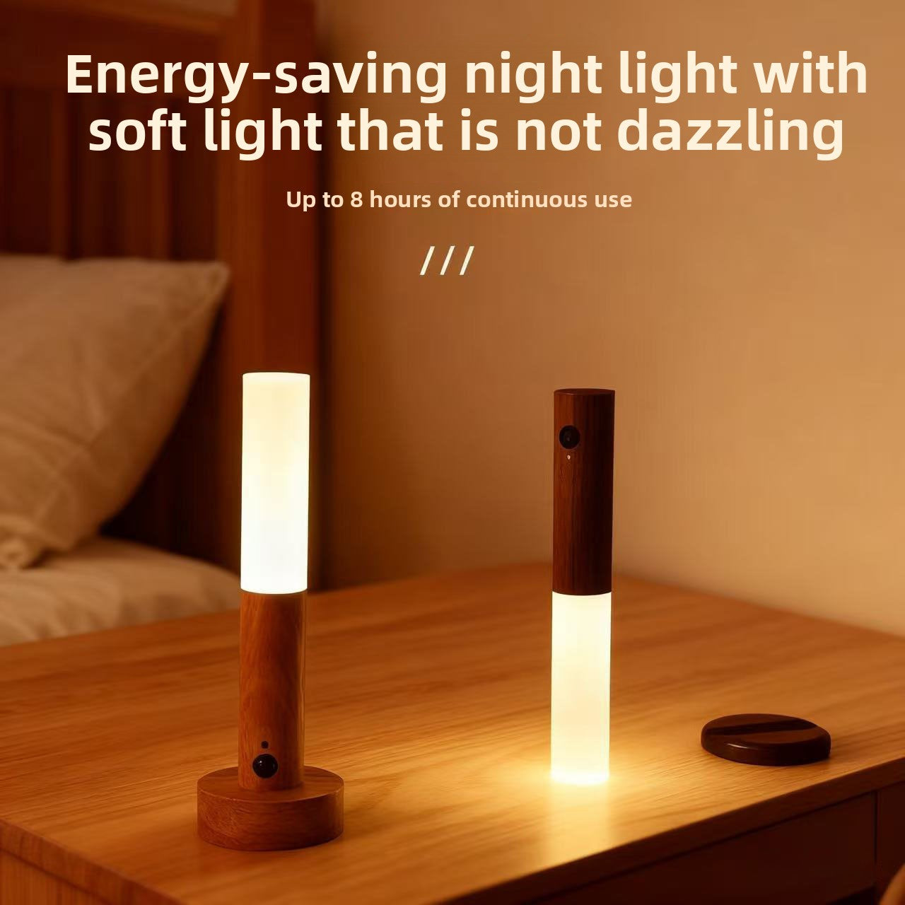 Motion Sensor LED Wall Light – Magnetic USB Rechargeable Night Light