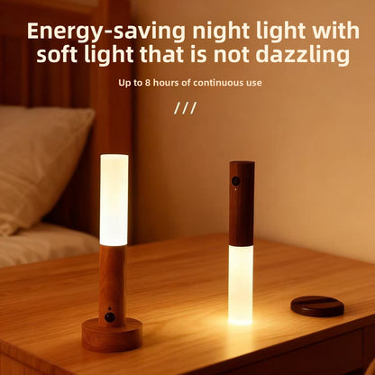 Motion Sensor LED Wall Light – Magnetic USB Rechargeable Night Light