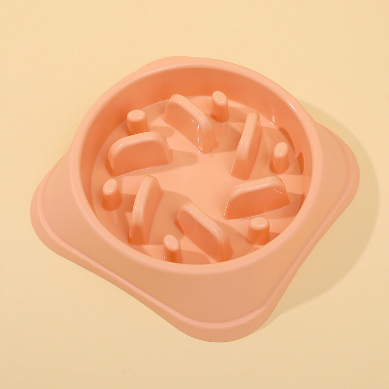 Cute Slow Feeder Pet Bowl–Anti-Spill Food & Water Bowl For Dogs & Cats