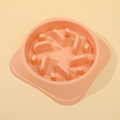 Cute Slow Feeder Pet Bowl–Anti-Spill Food & Water Bowl For Dogs & Cats