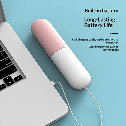 UV Toothbrush Sanitizer Holder-Wall Mounted USB Rechargeable Toothbrush Sterilizer-Smart Bathroom Organizer