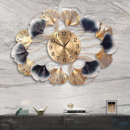 Nordic Modern Wall Clock - Large 75cm Minimalist Metal Quartz Decorative Clock