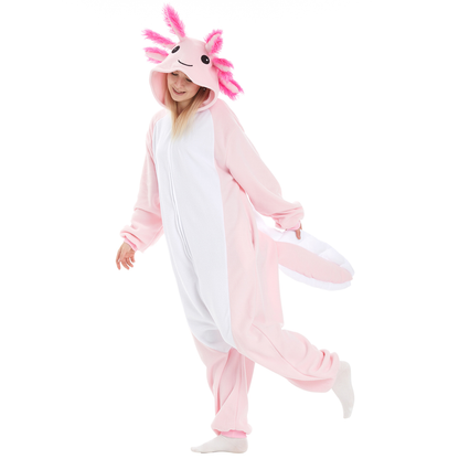Animal Hooded Onesie – Plush Fleece Halloween Costume & Pajamas
