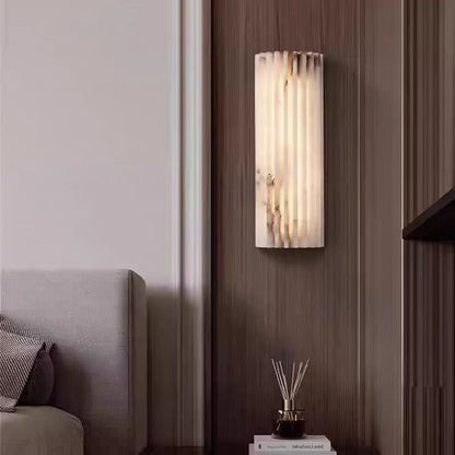 Luxury Spanish Marble Gear Wall Light–Modern LED Sleek Design