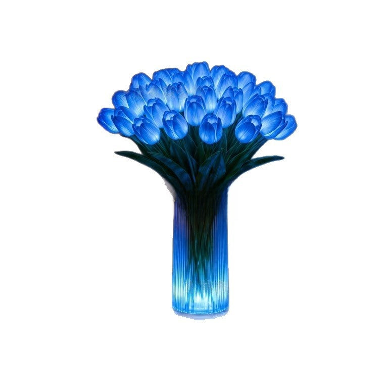 LED Tulip Table Lamp - Romantic Decorative Flower Night Light