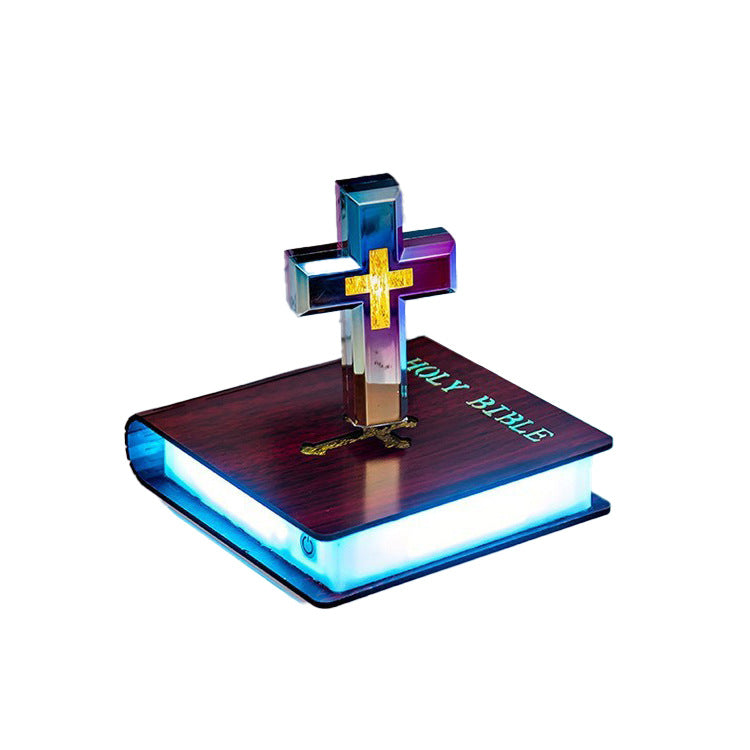 Magnetic Levitating Cross Lamp–Floating LED Cross Night Light & Home Décor