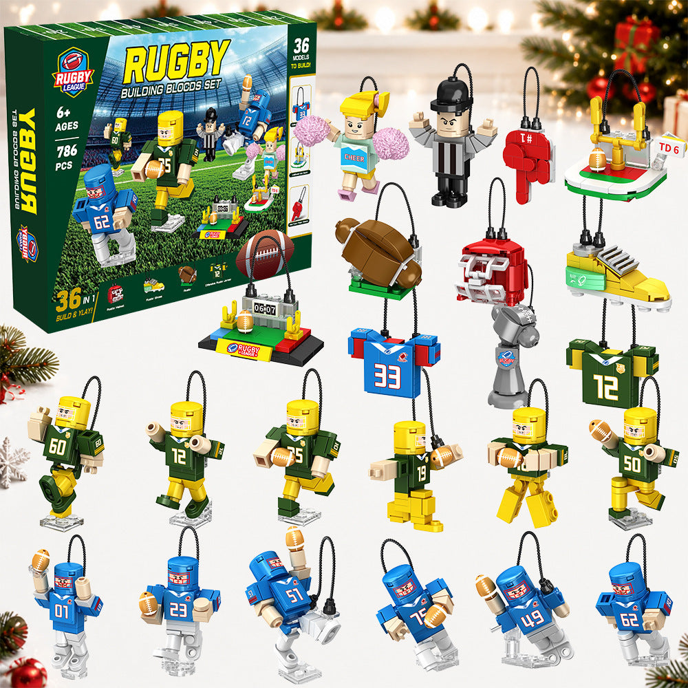 DIY Christmas Advent Calendar Building Blocks - 24-Day Countdown Toy Set for Kids