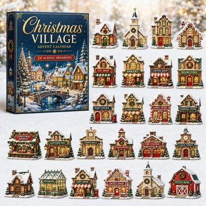 Christmas Acrylic Decorations Blind Box - 3mm Festive Santa, Gnome & Snowman Collectible Ornaments