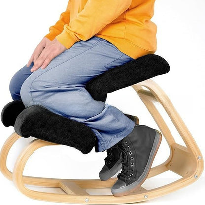 Ergonomic Kneeling Chair - Solid Wood Posture Support Office & Study Chair