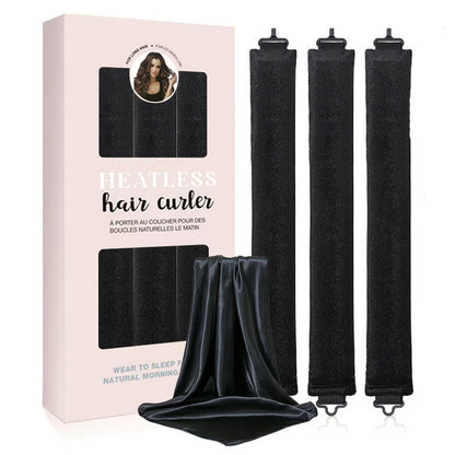 Heatless Curling Rod Set–Overnight Hair Curling Kit For Soft Natural Waves