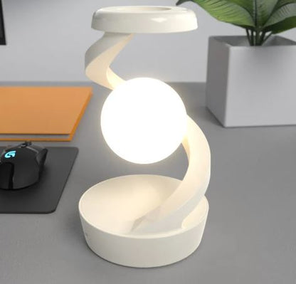 Wireless Charging Night Light Lamp–Dimmable LED Bedside Lamp with 15W Fast Wireless Charger