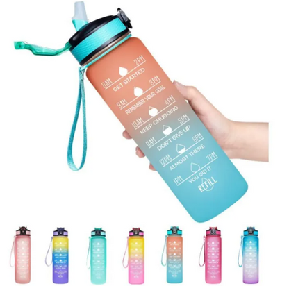 Gradient Sports Water Bottle–Leakproof BPA-Free Water Bottle for Gym, Travel & Everyday Hydration
