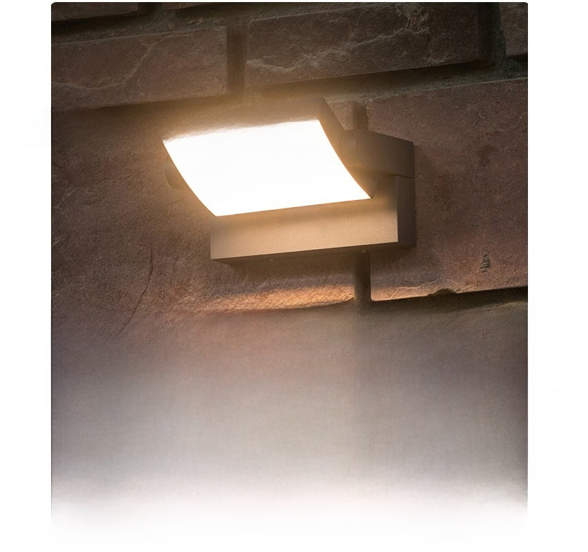 18W Outdoor LED Wall Light - IP54 Waterproof Rotatable Wall Lamp with Optional Motion Sensor