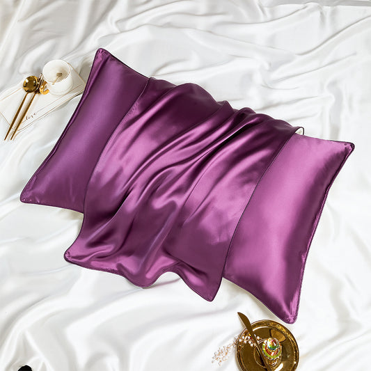 Silk Pillowcase Set (2 Pack) 48x74cm-Luxury Smooth Satin Pillow Covers-Hair & Skin Friendly Cooling Pillowcases