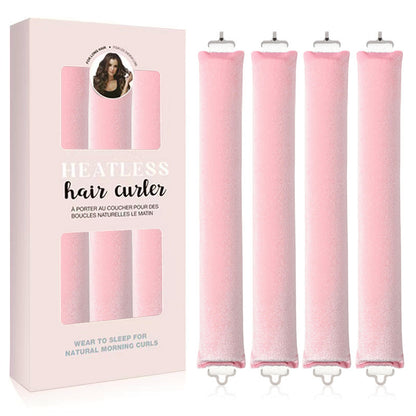 Heatless Curling Rod Set–Overnight Hair Curling Kit For Soft Natural Waves