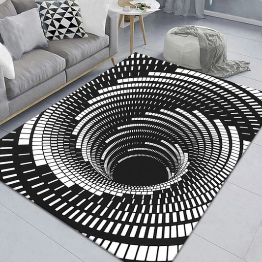Creative Illusion Rug–Non-Slip Washable Area Carpet for Bedroom, Living Room & Entryway