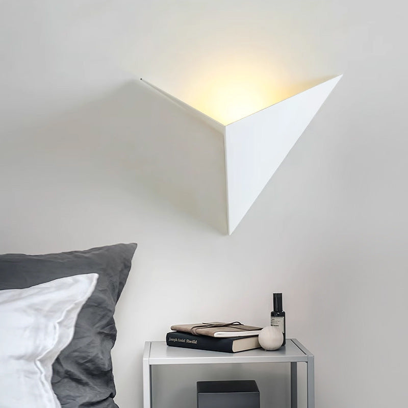 Nordic LED Wall Light - Modern Minimalist Iron Wall Lamp for Bedroom, Living Room & Hallway