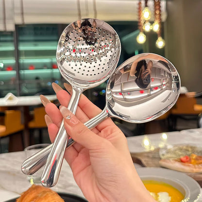 Stainless Steel Serving Spoon–Modern Kitchen Rice & Soup Serving Spoon