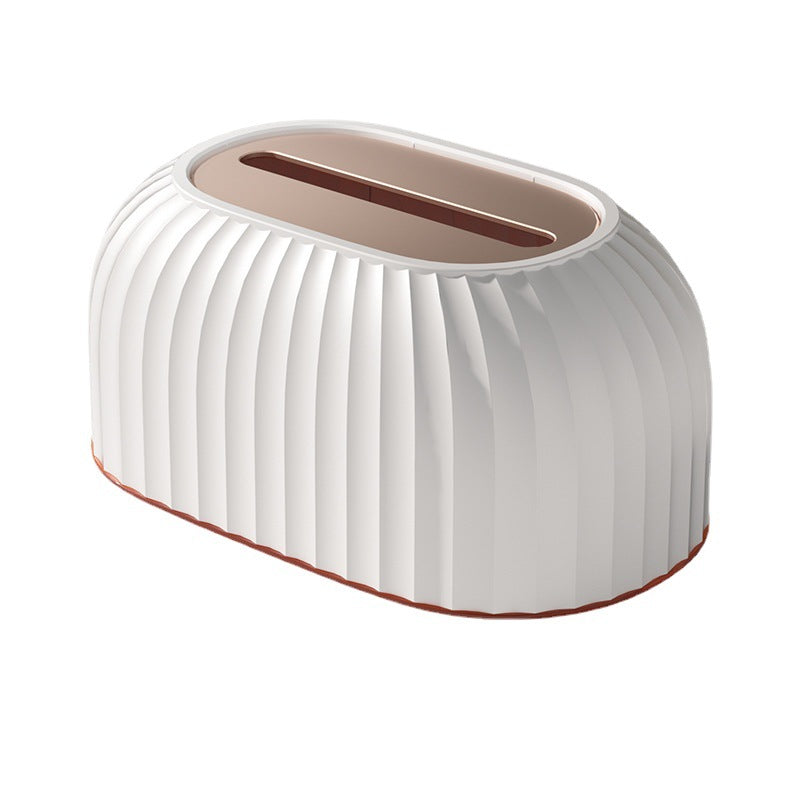 Luxury Tissue Box Holder–Modern Paper Towel Storage Case with Lid, Decorative Living Room Organiser