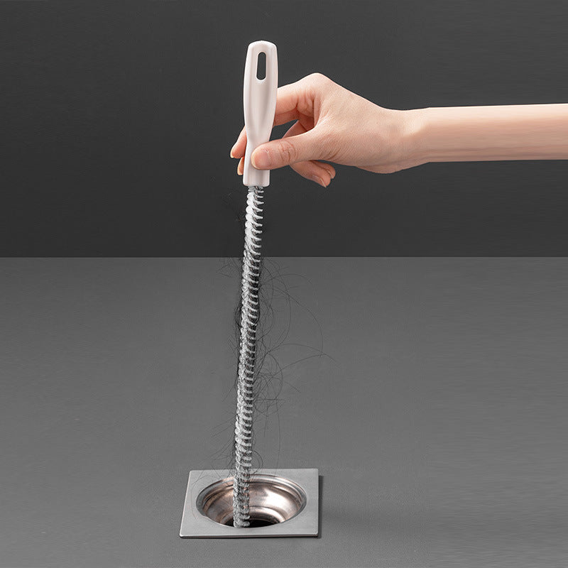 Drain Hair Cleaner Tool–Flexible Pipe Unclogger for Bathroom & Kitchen Drains