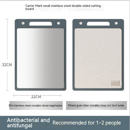 304 Stainless Steel Cutting Board–Hygienic Metal Chopping Board for Kitchen Food Prep