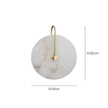 Nordic Marble LED Wall Light – Modern Luxury Wall Sconce