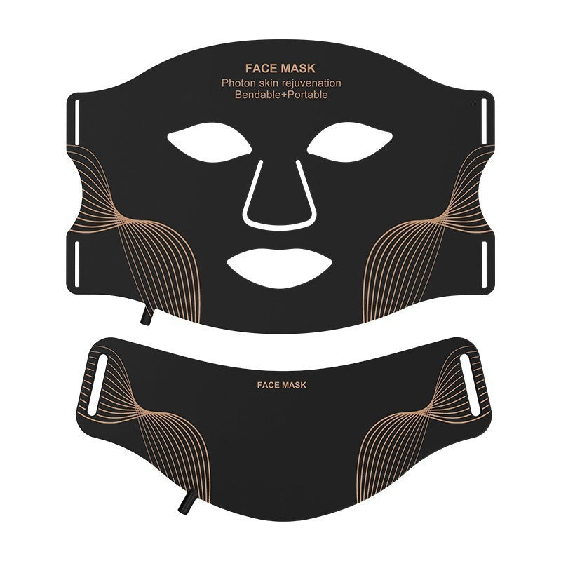Premium LED Photon Therapy Face Mask–Rechargeable Silicone Light Therapy Mask