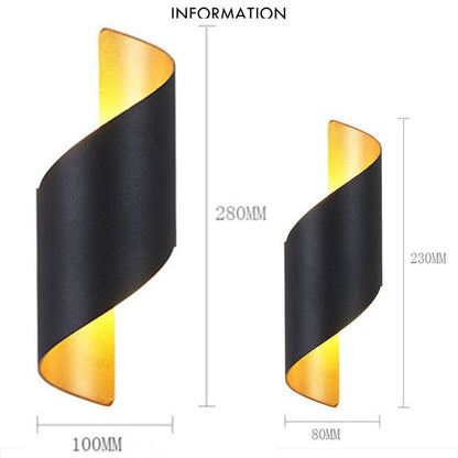 Modern Waterproof Outdoor Wall Lamp–Contemporary LED Up & Down Wall Light