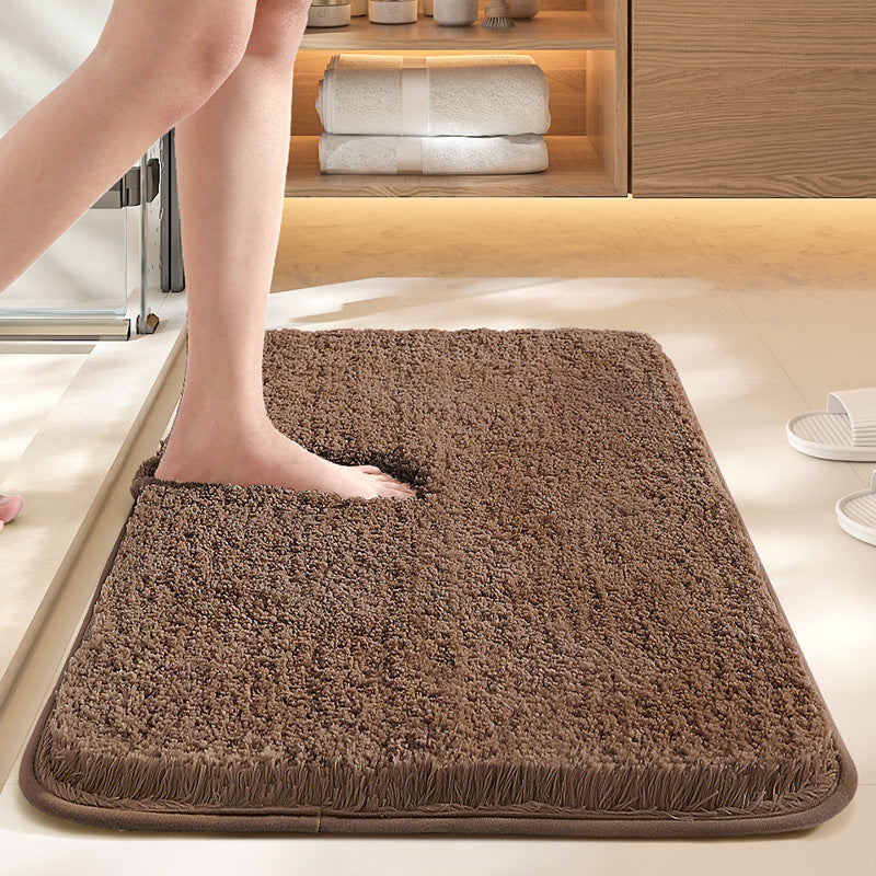 Luxury Velvet Bathroom Mat–Ultra Absorbent Non-Slip Bath Rug-Premium Quality For Bathrooms