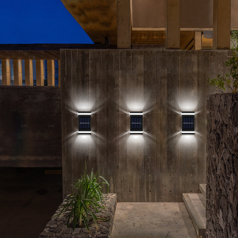Elegant Waterproof Solar LED Wall Lantern–Waterproof Outdoor Garden & Patio Light