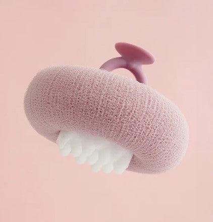 Bath Ball Shower Sponge-Exfoliating Mesh Loofah Body Scrubber-Soft Foaming Shower Puff for Bathroom