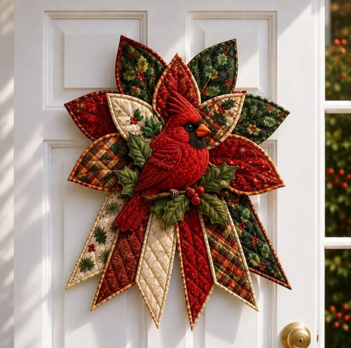 DIY Christmas Felt Sewing Kit - Handmade Christmas Door Hanger Craft Kit with 7 Festive Designs