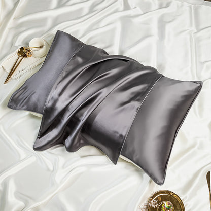 Silk Pillowcase Set (2 Pack) 48x74cm-Luxury Smooth Satin Pillow Covers-Hair & Skin Friendly Cooling Pillowcases