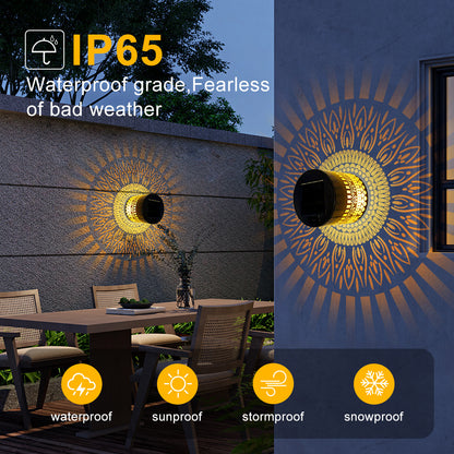 Solar Projection Garden Light–Waterproof Outdoor Decorative LED Landscape Lamp