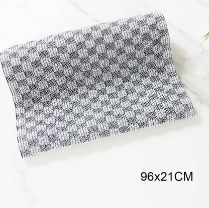 Exfoliating Bath Towel Scrubber-Body Scrub Cloth for Gentle Skin Cleansing-Soft Shower Back Scrubber