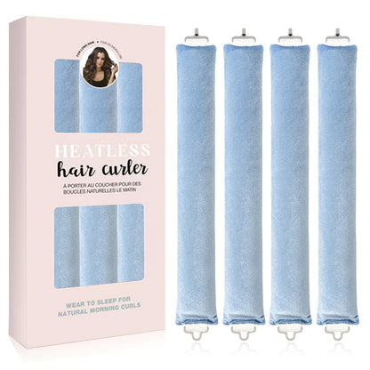 Heatless Curling Rod Set–Overnight Hair Curling Kit For Soft Natural Waves