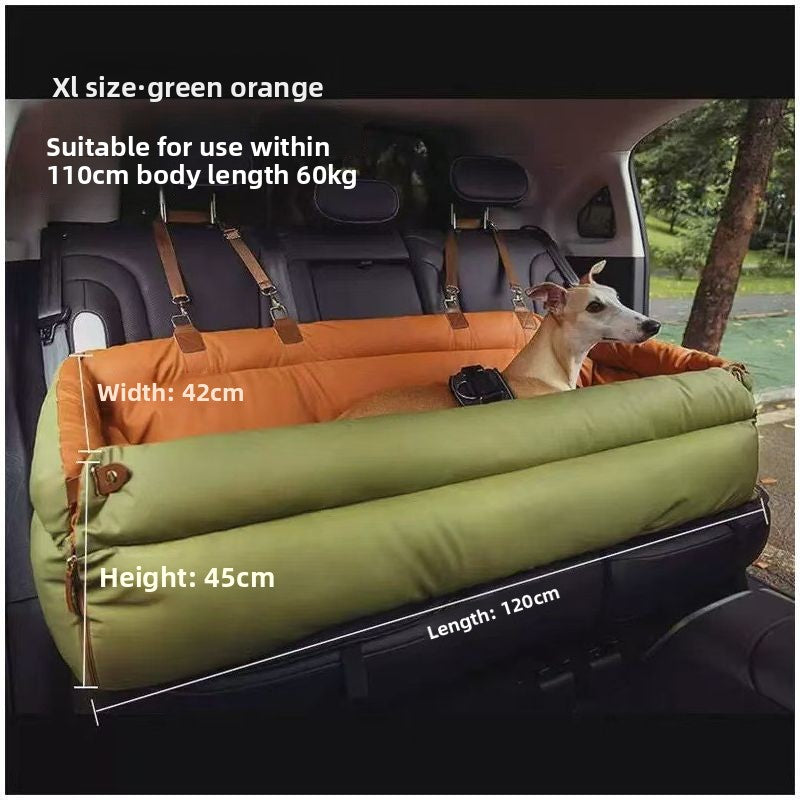 Luxury Car Travel Foam Dog Sofa Bed – Waterproof Washable Pet Couch