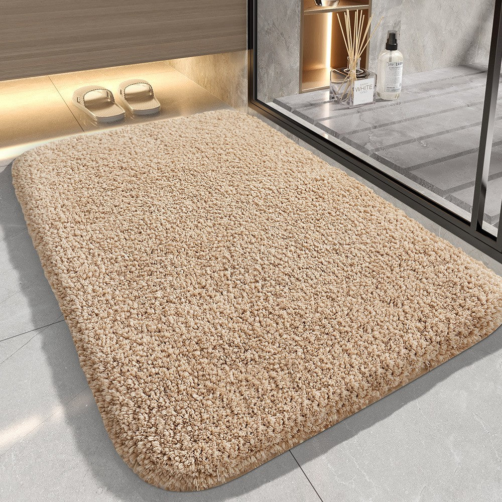 Luxury Velvet Bathroom Mat–Ultra Absorbent Non-Slip Bath Rug-Premium Quality For Bathrooms