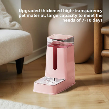 Automatic Pet Feeder & Water Dispenser–3.5L Gravity Food & Water Station For Dogs & Cats