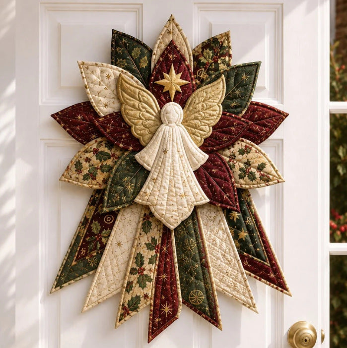 DIY Christmas Felt Sewing Kit - Handmade Christmas Door Hanger Craft Kit with 7 Festive Designs