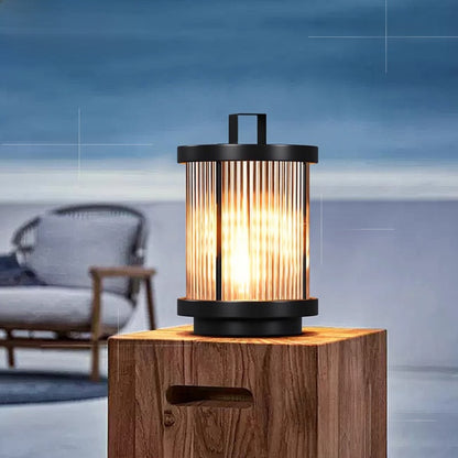 Solar Outdoor LED Portable Lamp - IP55 Waterproof Aluminium Garden & Courtyard Light