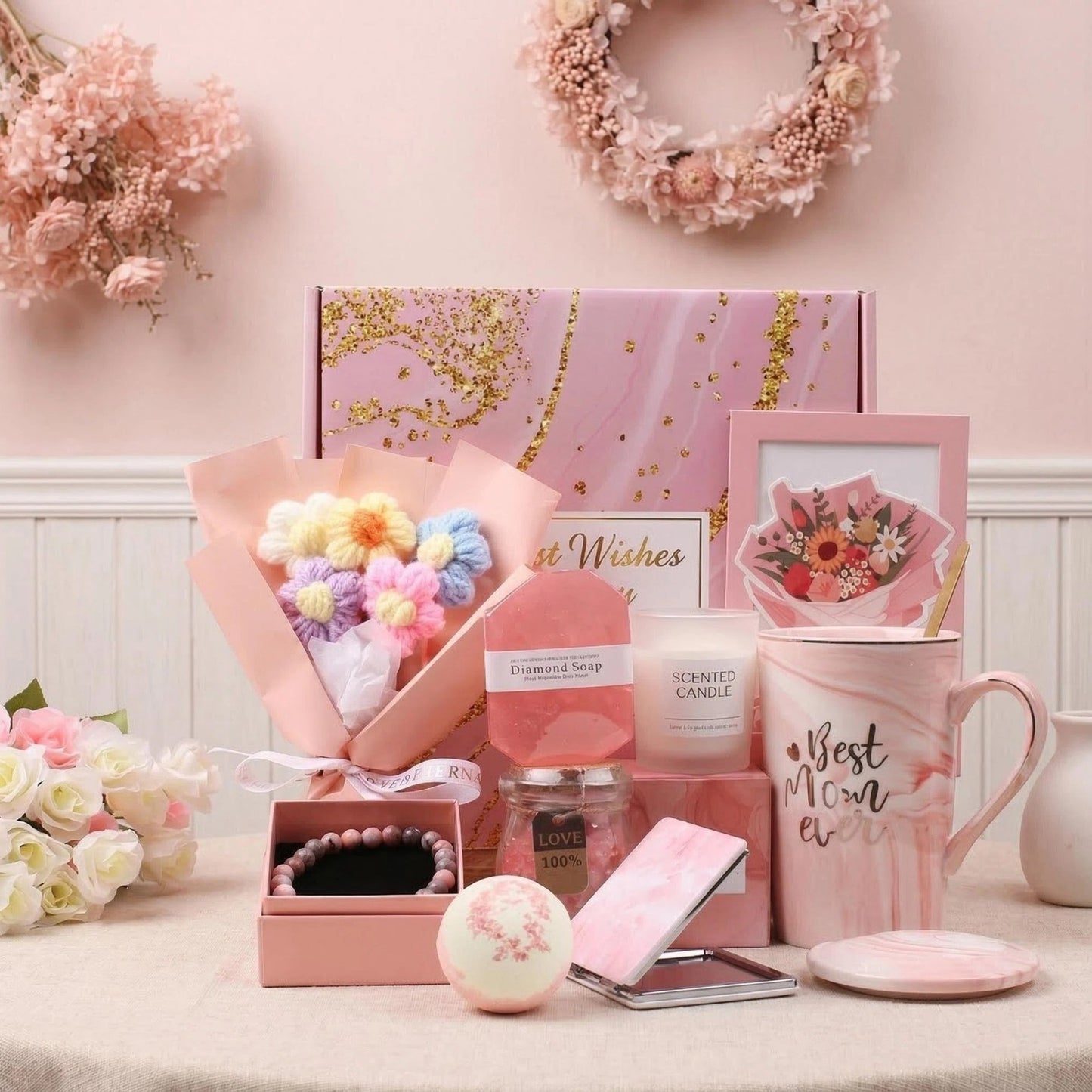 Luxury Spa Gift Basket For Women–Self Care Gift Set For Birthdays, Mother's Day & Special Occasions