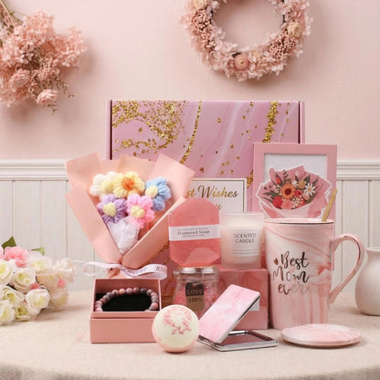 Luxury Spa Gift Basket For Women–Self Care Gift Set For Birthdays, Mother's Day & Special Occasions