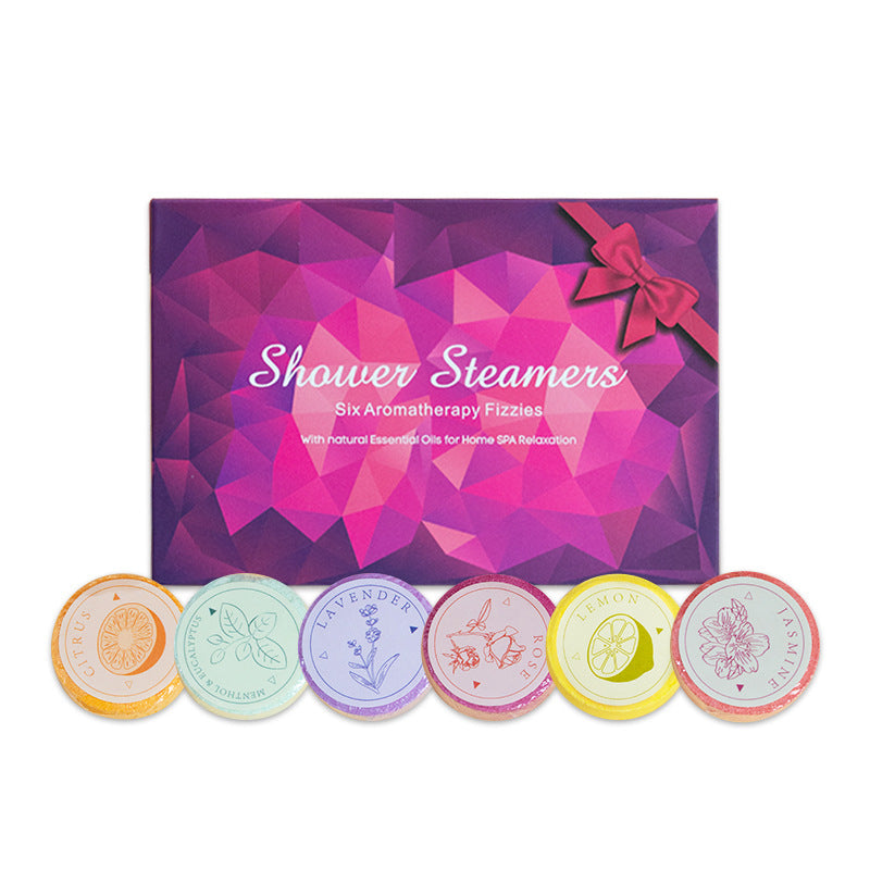 Aromatherapy Sea Salt Shower Steamers–Relaxing Exfoliating Shower Tablets
