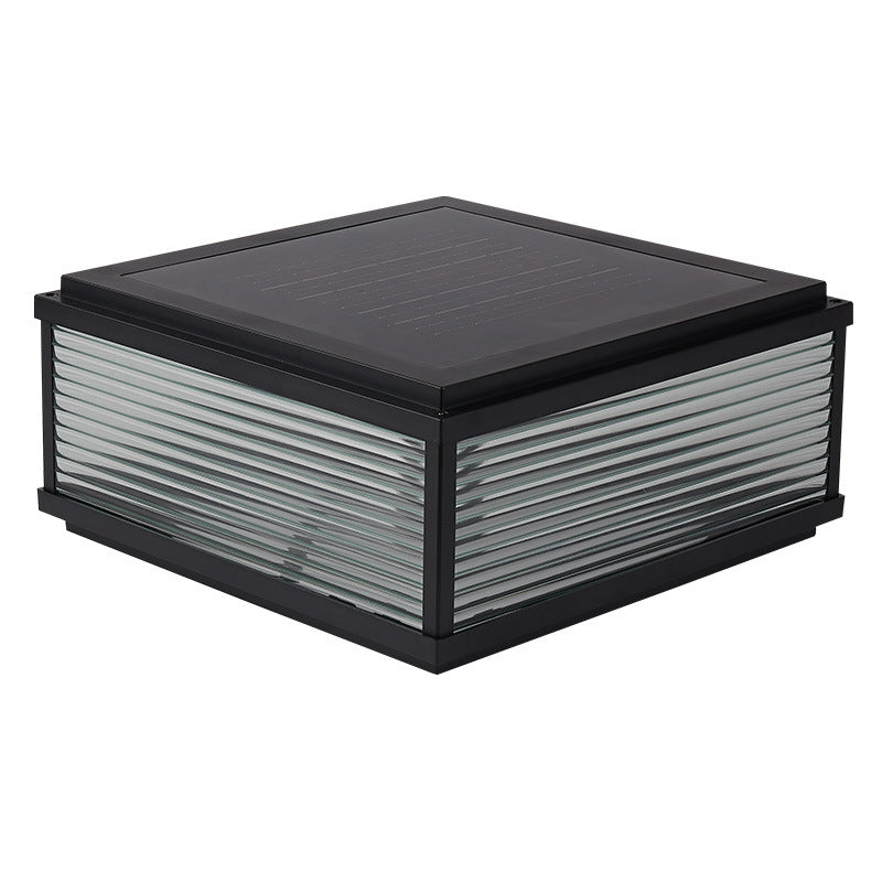 Solar LED Pillar Light - IP65 Waterproof 3 Colour Outdoor Garden Post Light