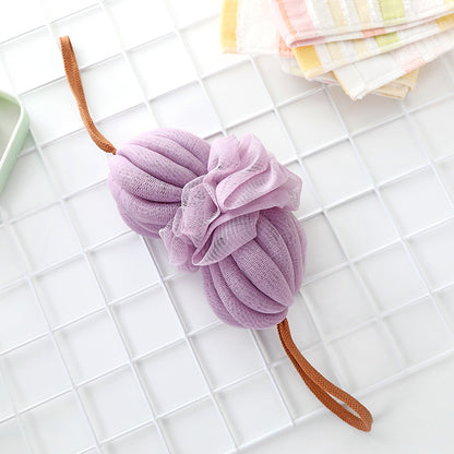 Japanese Exfoliating Bath Cloth & Bath Ball Set-Deep Clean Body Scrubber-Shower Back Scrubber & Loofah Set