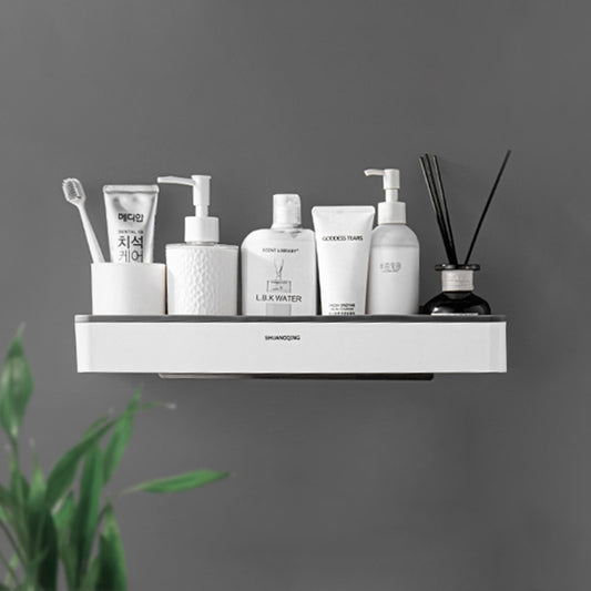 Wall Mounted Bathroom Storage Shelf-Over Toilet Organiser Rack-No Drill Space Saving Bathroom Shelf